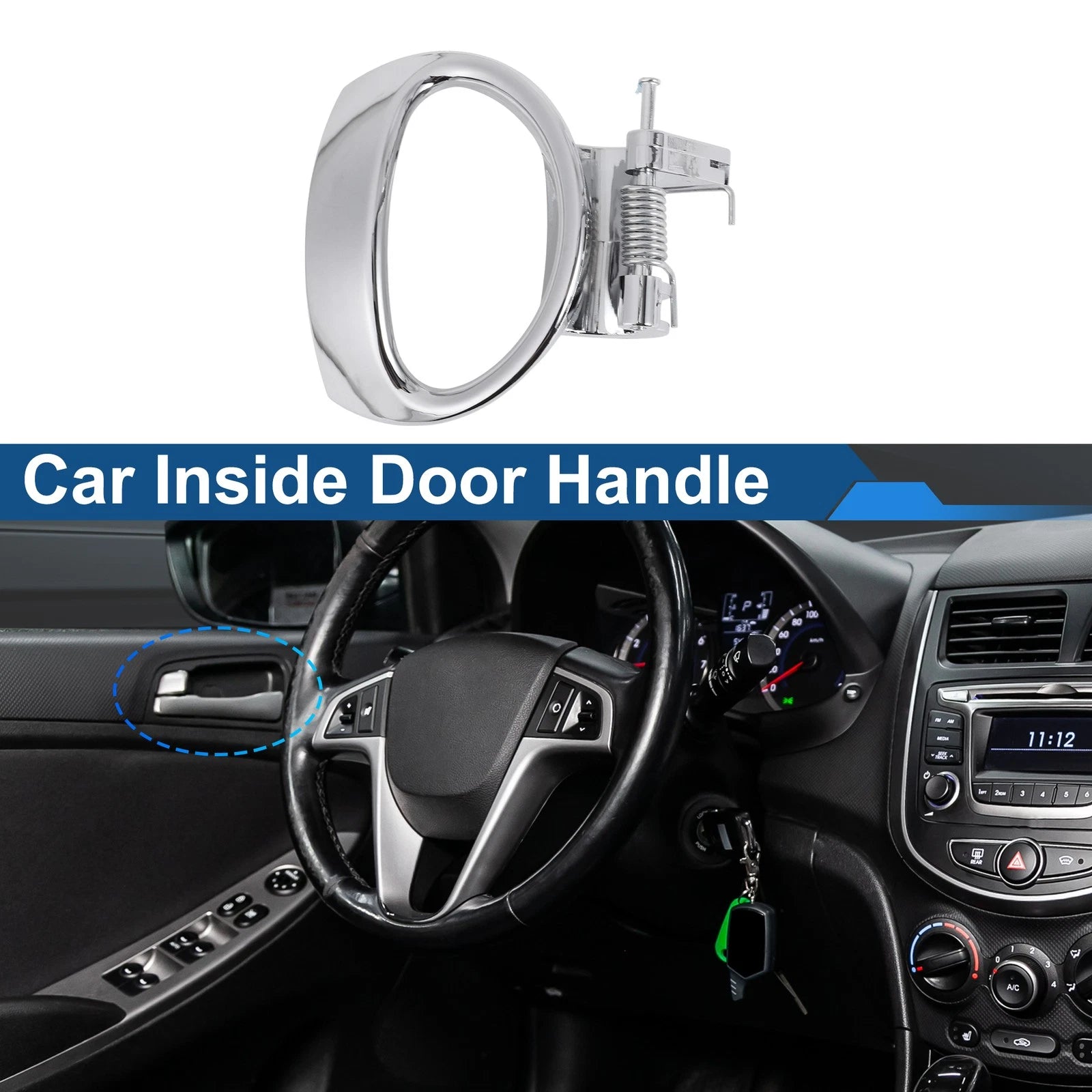 Front Passenger Side Interior Door Handle for Chevrolet HHR (2006–2011) No.19299614