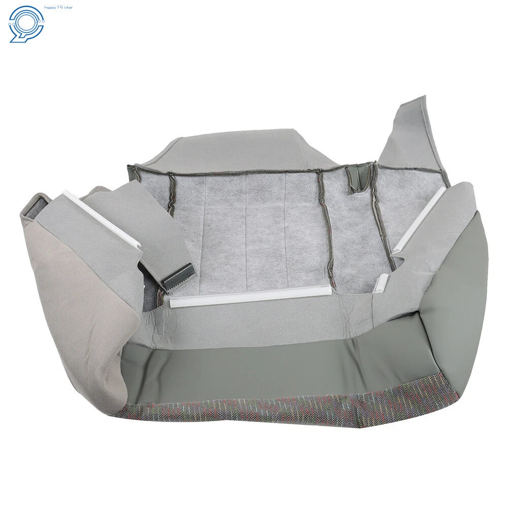 Front Driver Bottom Seat Cover for Dodge Ram 1500 2500 3500 (1994-1997) Gray Cloth