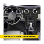 22Pcs Carbon Fiber Interior Trim Cover for Ford Mustang (2005–2009)