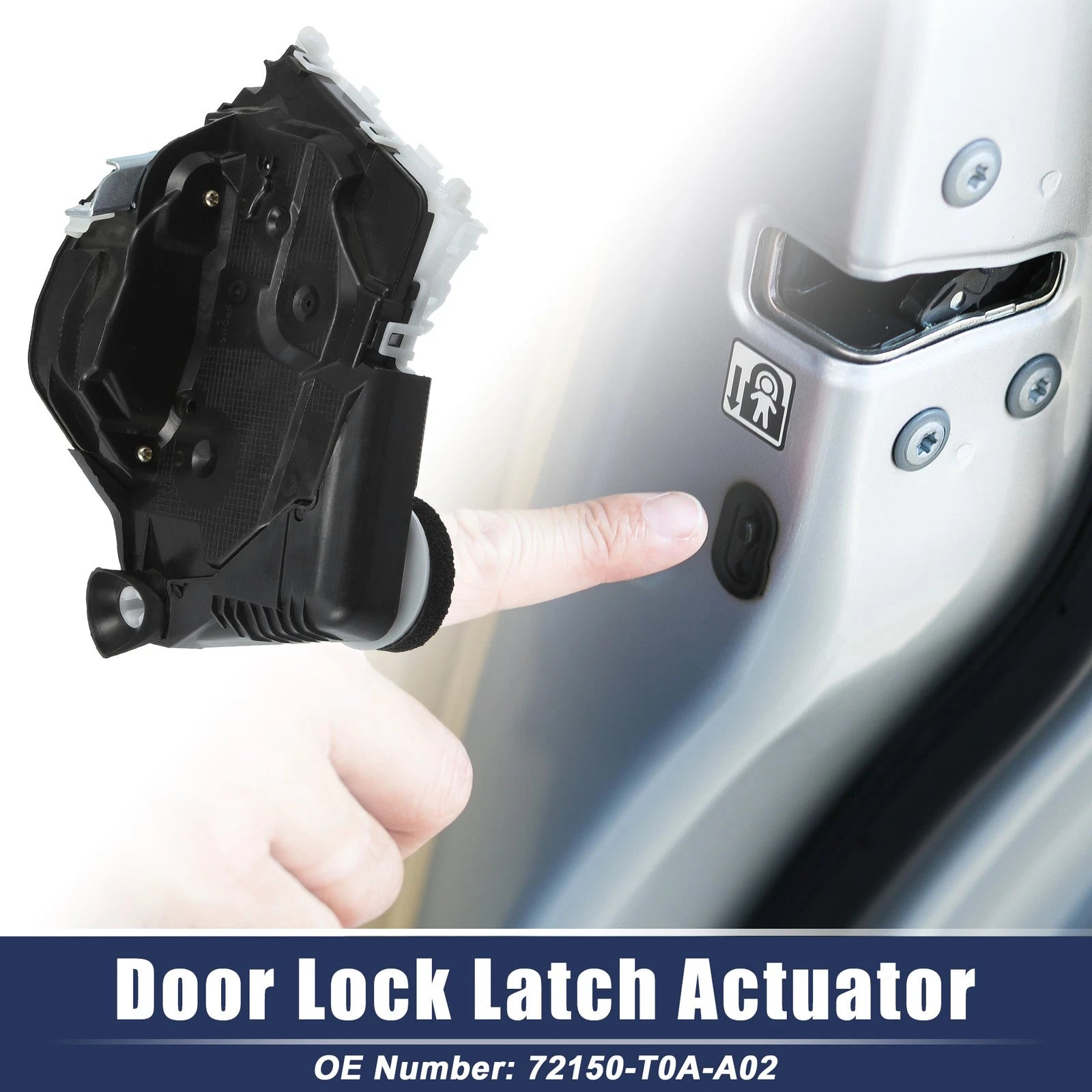 Front Left Door Lock Latch Actuator 72150-T0A-A02 for Honda Accord (2013–2017)