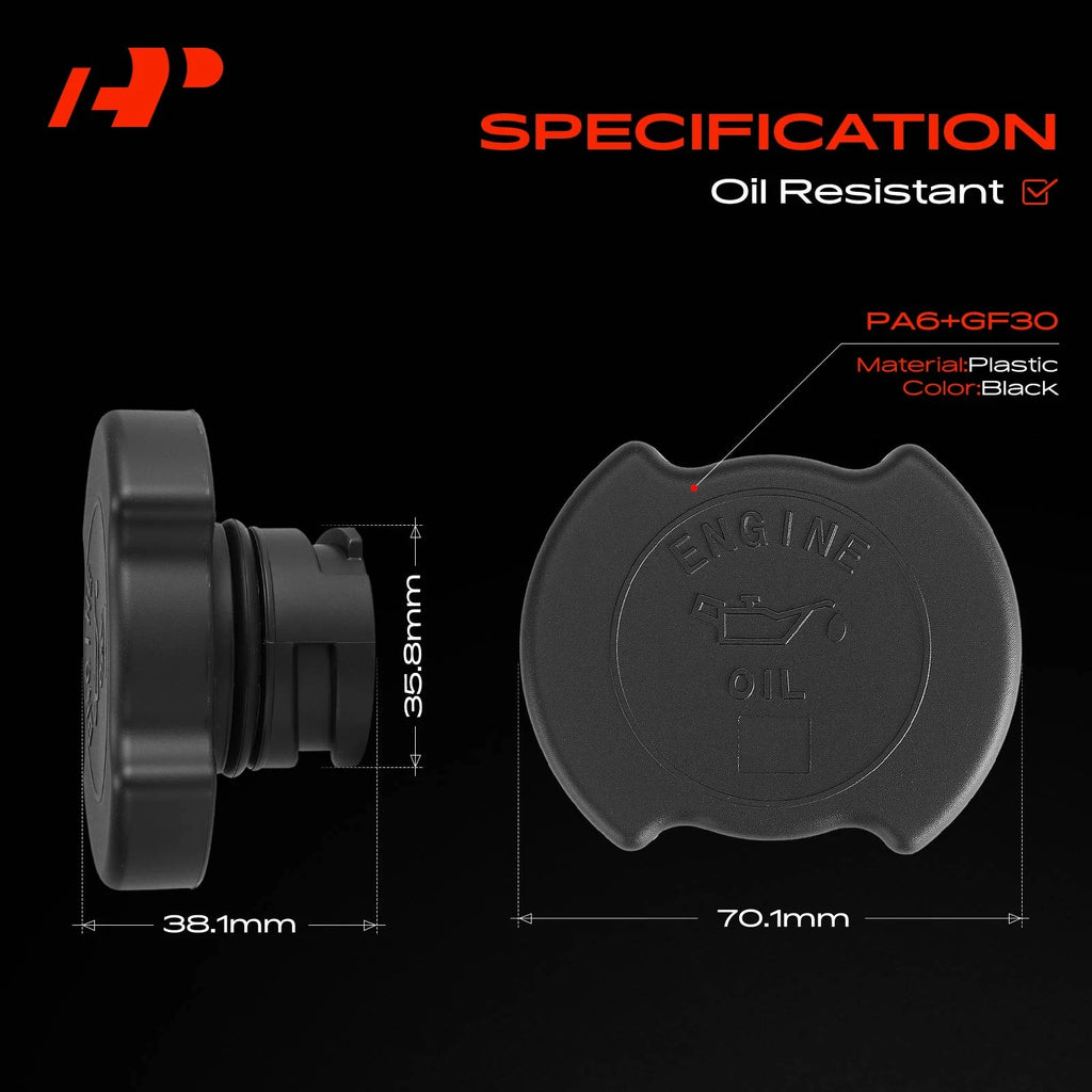 Engine Oil Filler Cap for Ford F-150 F-250 Escape (2004–2017)