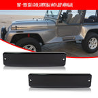 Smoke Lens Front Bumper Side Marker Lights for Jeep Wrangler (1987–1995)