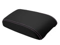 Leather Console Lid Armrest Cover for Ford Fusion (2010–2012) Pink Stitch