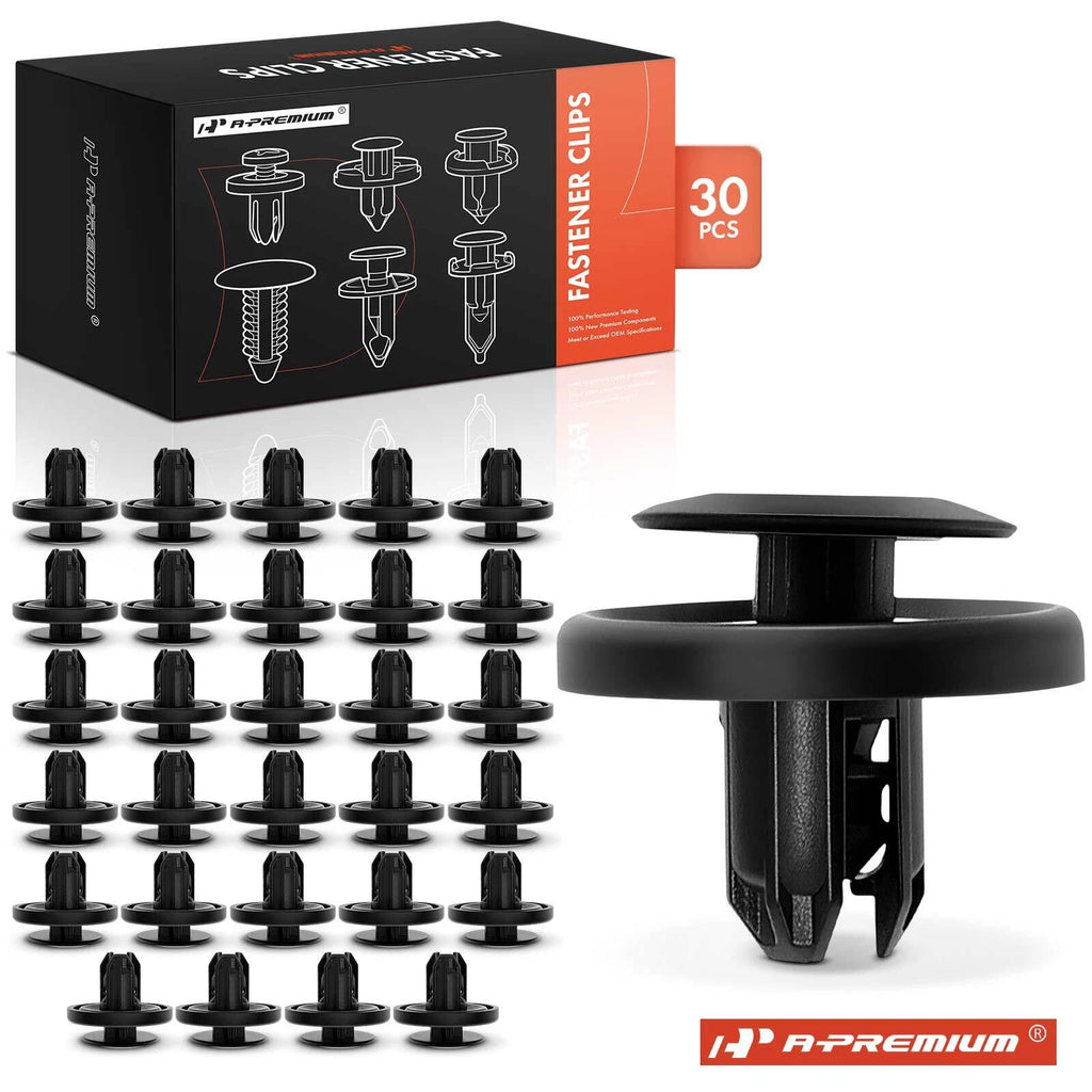 30Pcs 8mm Nylon Fender Liner Clips for Subaru