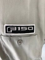 Mechanic Style Button Up Shirt for Ford F150 Owners (Gray Blue) (2011–2024)
