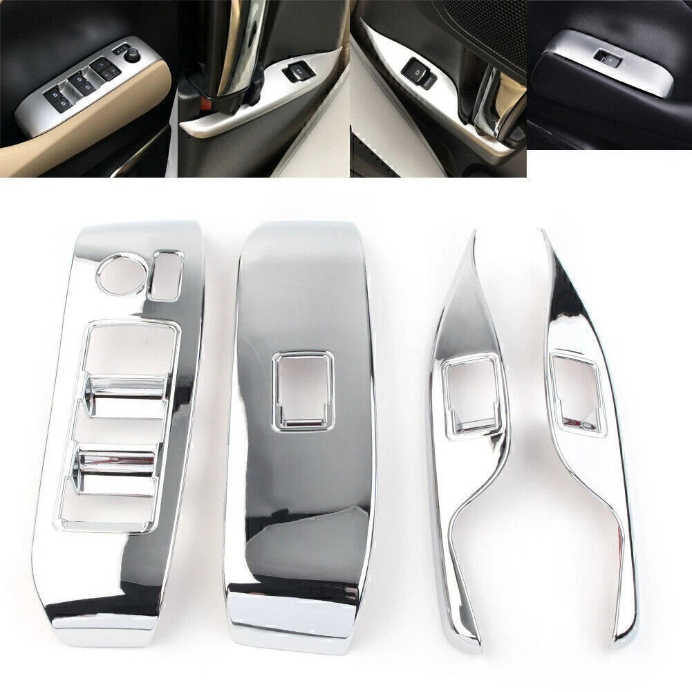 Inner Door Window Lift Regulator Cover Trim for Toyota Alphard (2016–2020) Chrome