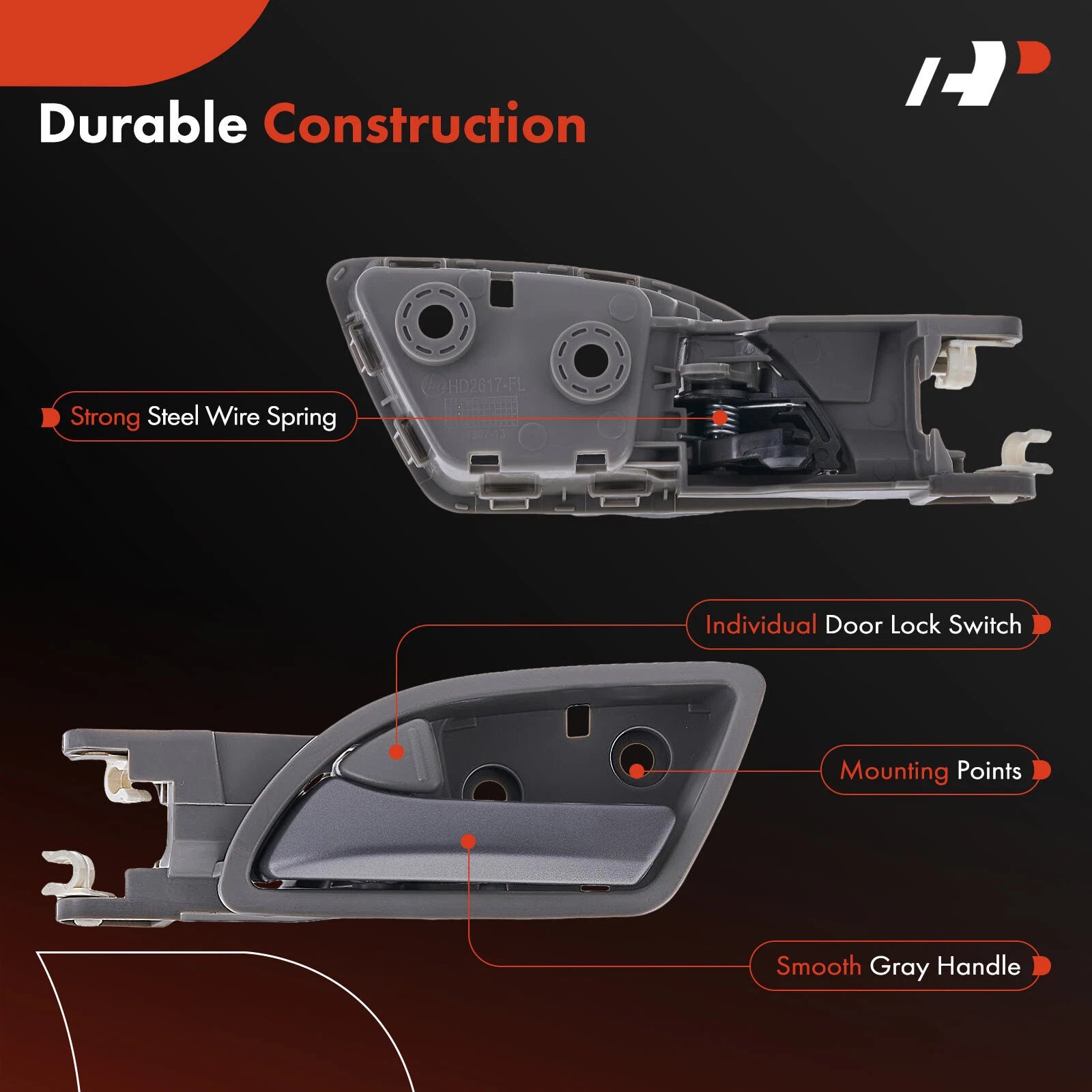 Front Left Interior Door Handle for Honda Odyssey (2011-2017)