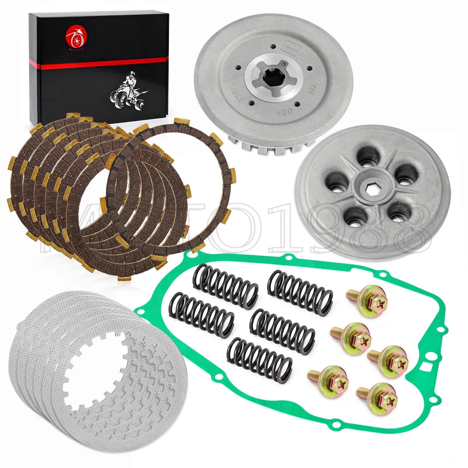 Clutch Kit for Yamaha Blaster (1988–2006) - Inner Hub, Pressure Plate, Springs, Gasket