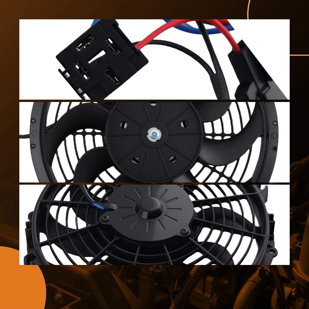 12" Universal Electric Radiator Cooling Fan 80W 12V (Fits Most Models)