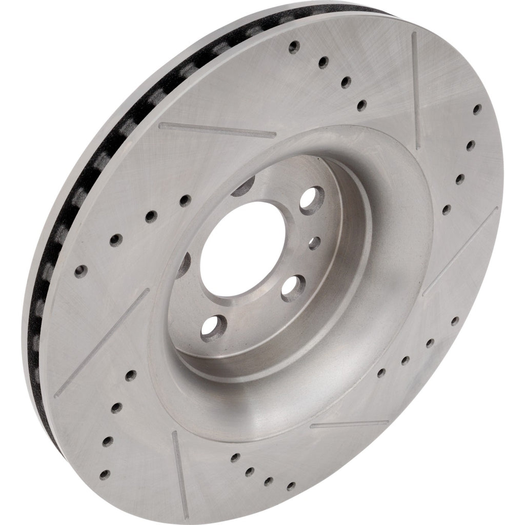 Cross-Drilled Brake Disc for Ford Mustang (2015–2020) Front LH/RH 352mm
