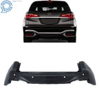 Rear Upper Bumper Cover for Acura RDX (2016–2018) with Sensor Holes
