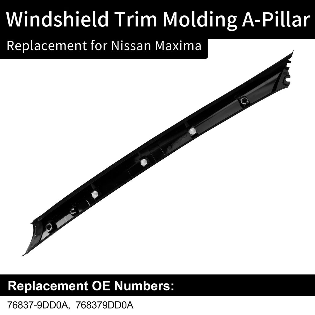 Front Left Windshield A-Pillar Trim Molding for Nissan Maxima (2016–2020)