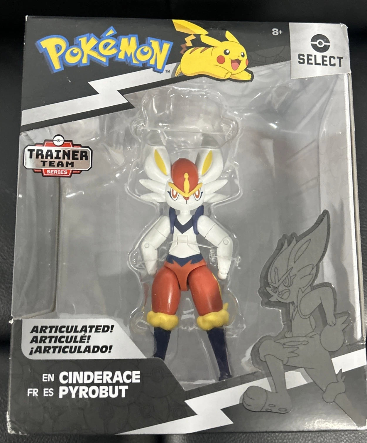 Cinderace Trainer Figure for Pokémon Series 9 - Articulated