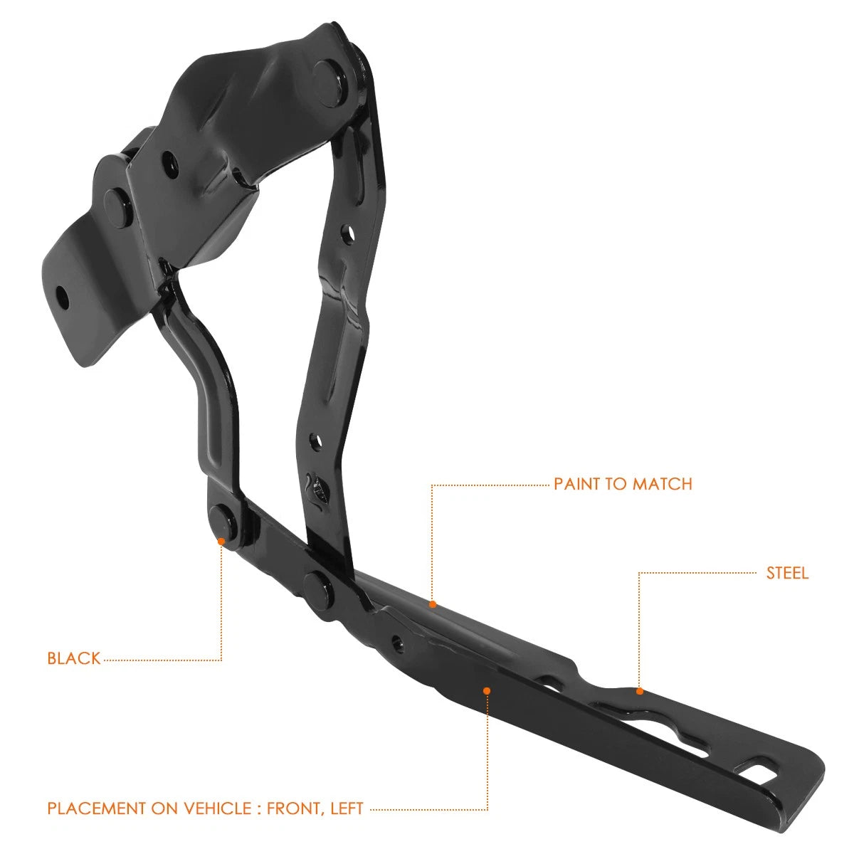 Left Driver Side Engine Hood Hinge for Ford Transit Connect/C-Max/Focus (2013–2018)