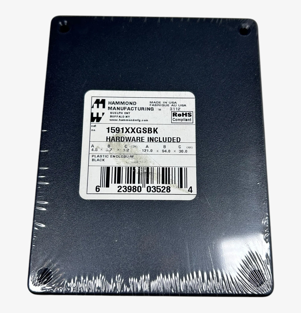 Set of 4 Plastic Enclosures for Hammond Manufacturing 1591XXGSBK (N/A)