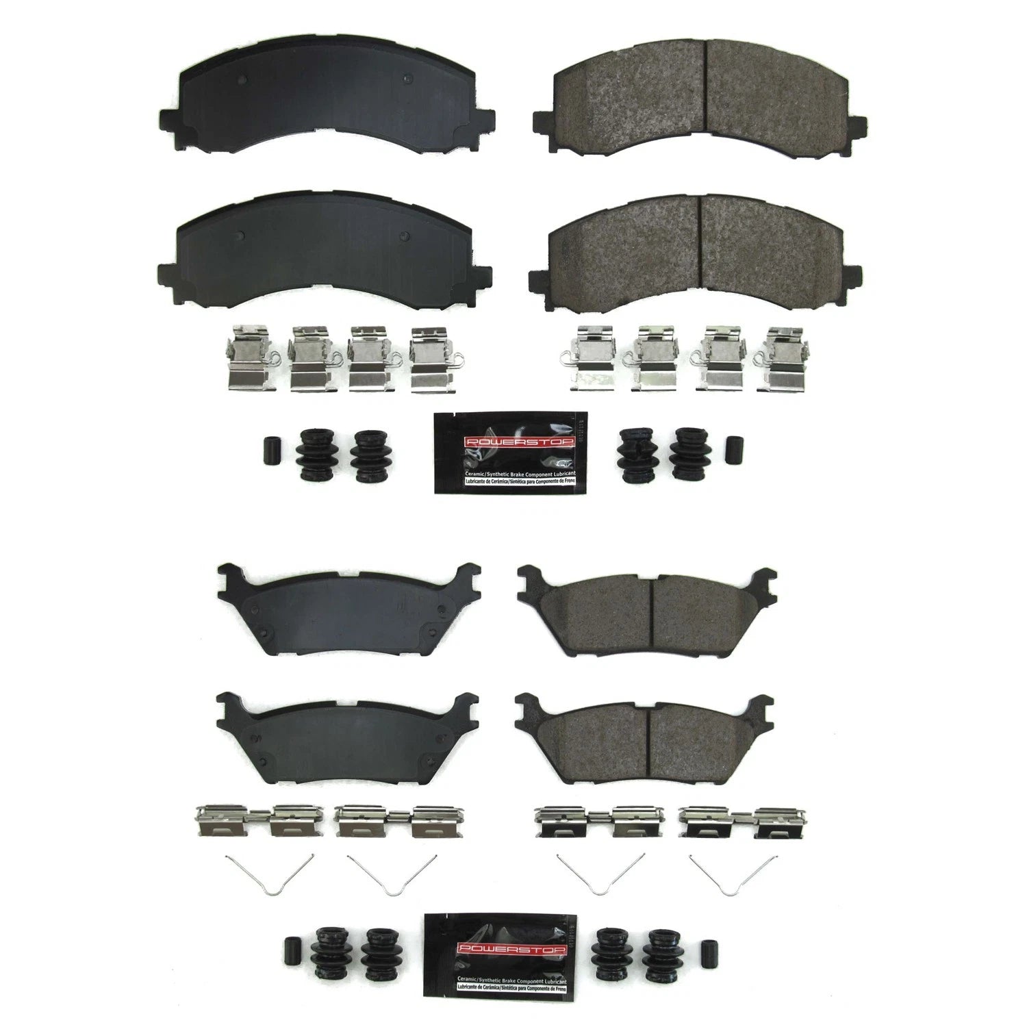 PowerStop Z23 Carbon-Fiber Ceramic Brake Pads Kit for F-150 (2015–2023)