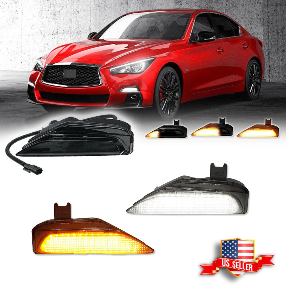 Swithback LED Sequential Signal Fog Lights for Infiniti Q50 (2014–2020)