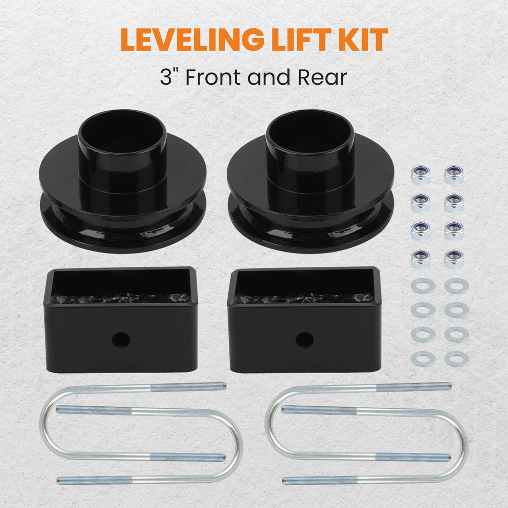 3" Front & Rear Leveling Lift Kit for Dodge Ram 1500 2500 3500 (1994–2013)