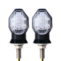 LED Turn Signal Lights for Motorcycle Universal Amber Indicator Lamp