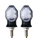 LED Turn Signal Lights for Motorcycle Universal Amber Indicator Lamp
