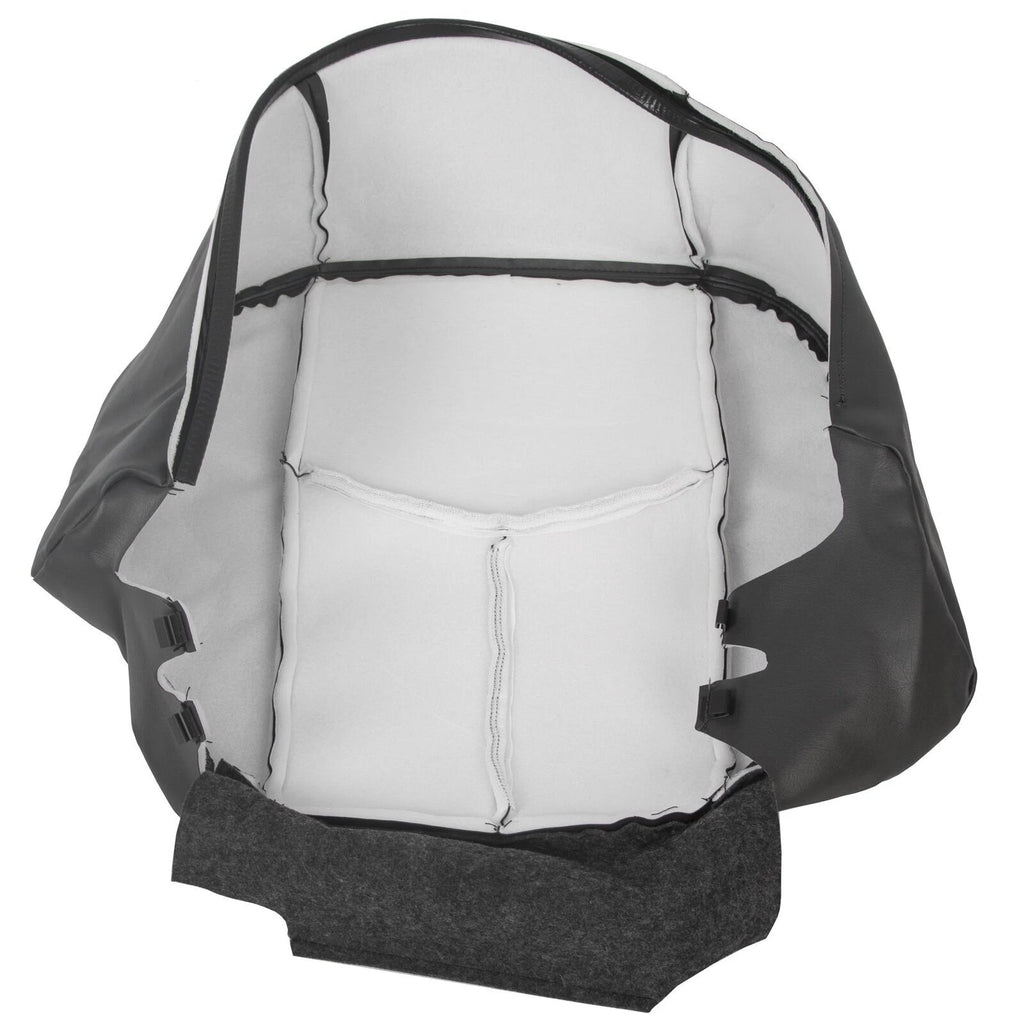 Driver Bottom Seat Cover for Chevy Silverado 1500 2500 HD (2003-2007) Dark Gray