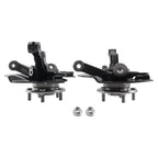 Pair Front Steering Knuckle & Wheel Hub Bearing for Honda LX (2008) 698-451