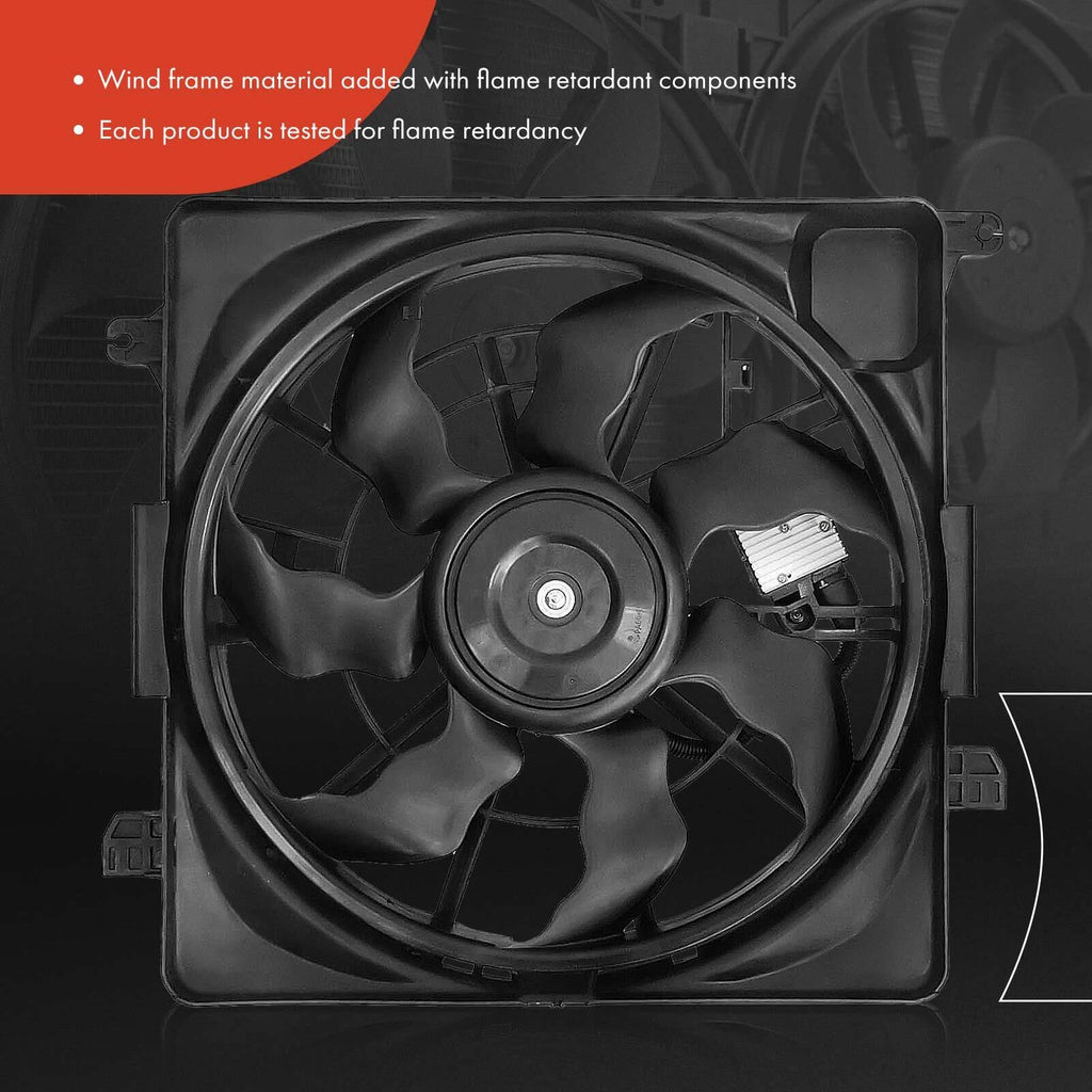 Cooling Fan Assembly with Shroud for Kia Sportage (2017–2021)