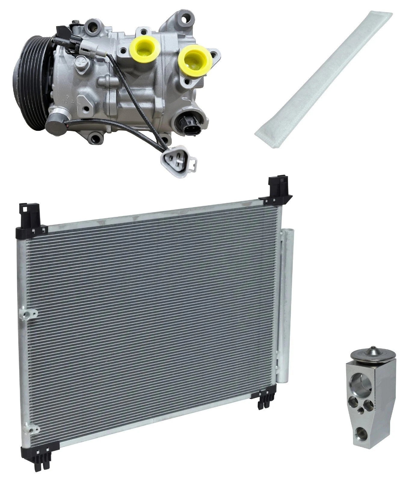 AC Compressor Kit With Condenser for Toyota Highlander 3.5L (2017–2019)