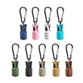 Set of 9 ABS Hook Protector Cases with 9 Carabiners for Fishing