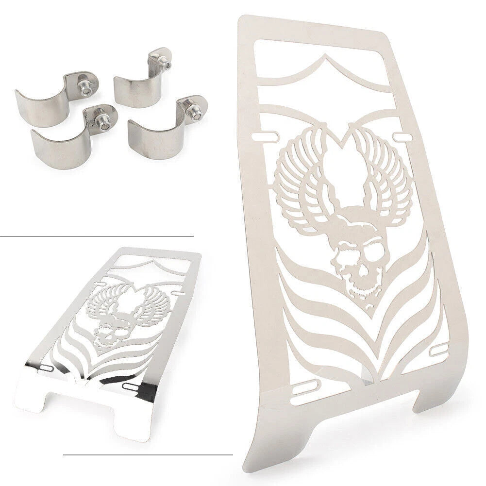 Skull Radiator Cooler Grill Guard for Yamaha XVS1100 Star Classic (1999–2012)