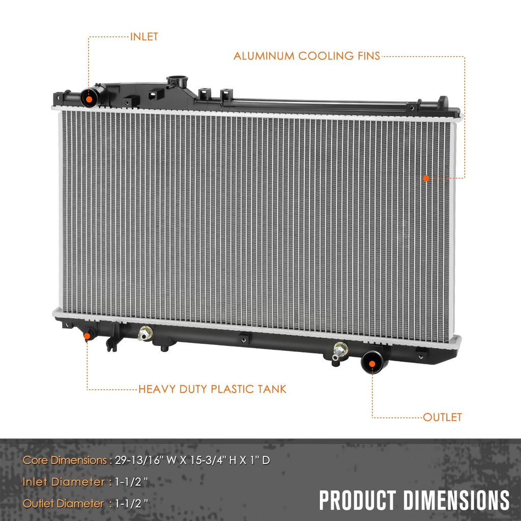 Full Aluminum Core Cooling Radiator for Lexus SC430 (2002–2010) DPI-2575