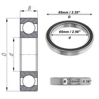 Deep Groove Ball Bearing 6813DD for Scooter Skateboard Wheel (P5 65x85x10mm)