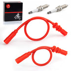 Spark Plug & Wire Set for Polaris Scrambler Sportsman 1000 (2014–2024)