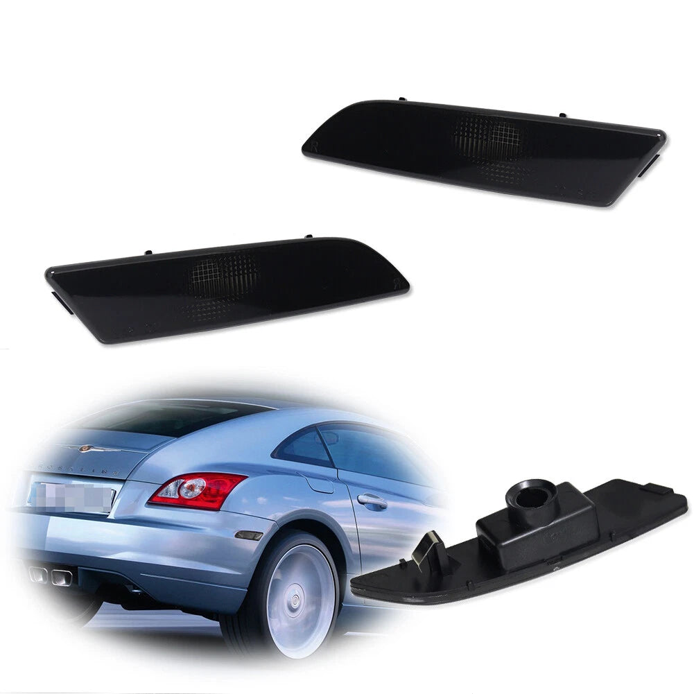 Smoked Black Rear Side Marker Housings Kit for Chrysler Crossfire (2004–2008)