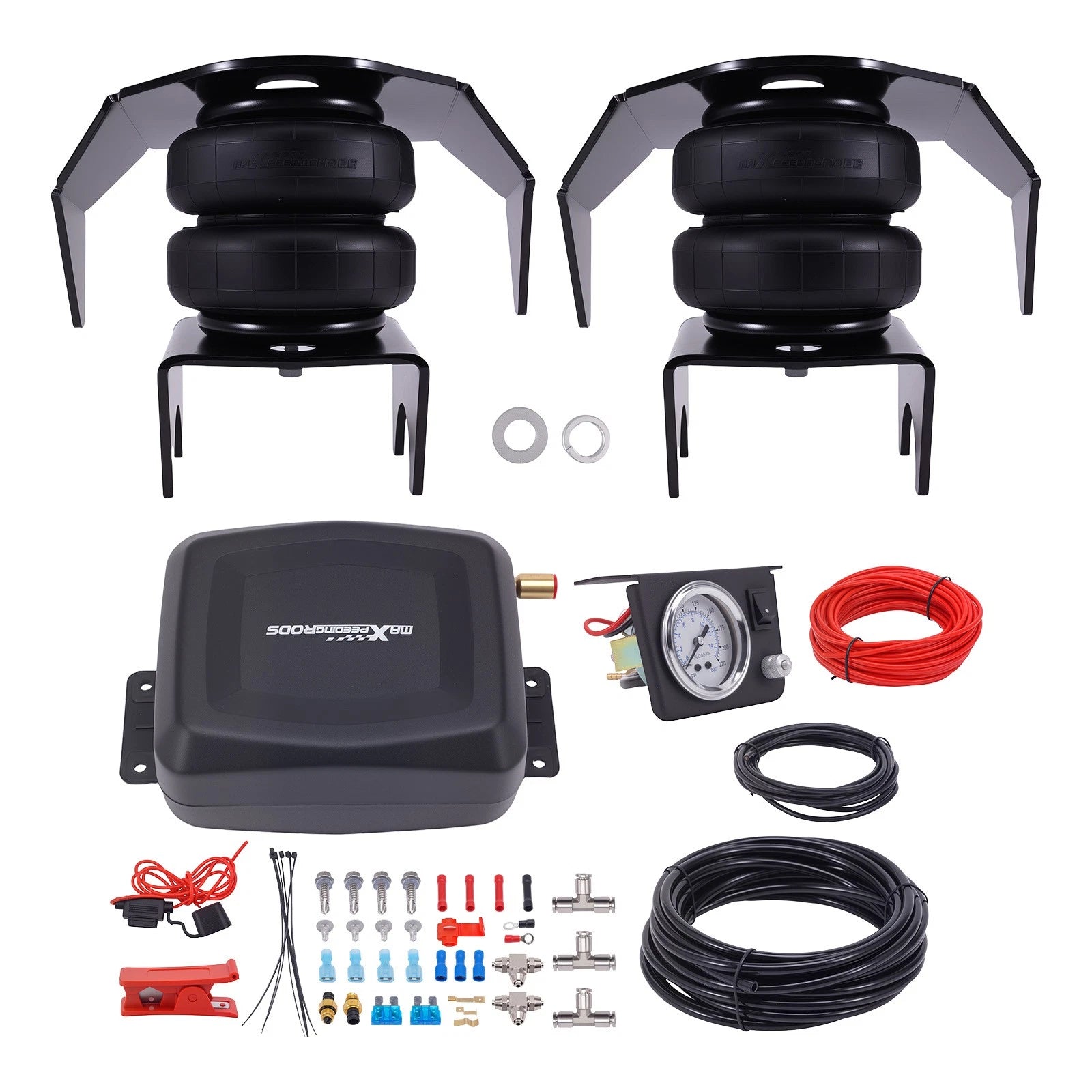 Rear Weld On Air Ride Mounting Brackets & 2500 lb Bags for