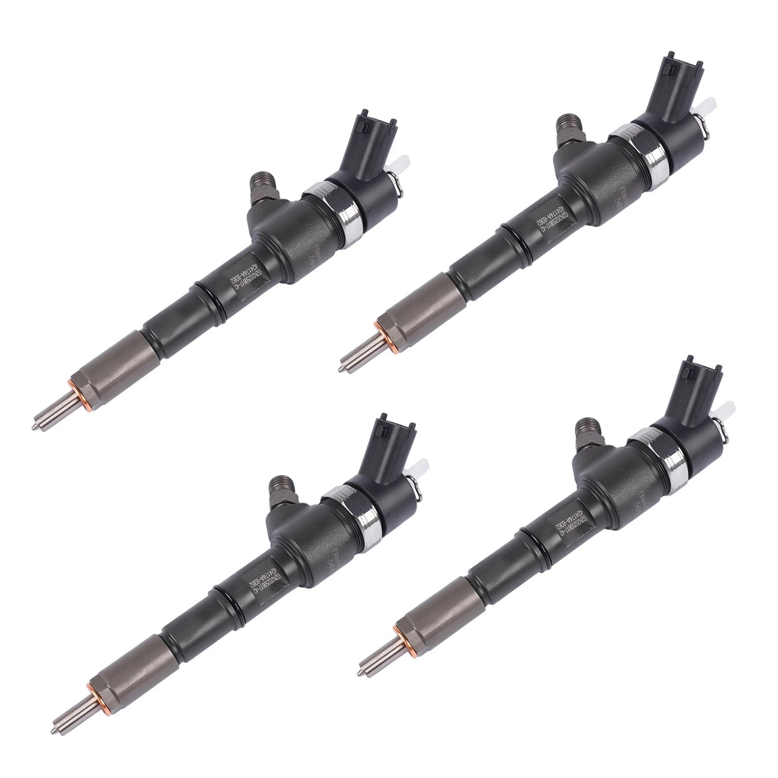 4Pcs Diesel Fuel Injector for Deutz KHD TCD 3.6 L4 (0445110558, 04123831)