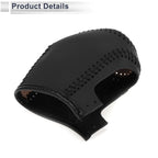 Gear Shift Knob Cover for Toyota Camry (2019–2022) Brown Carbon Fiber Black