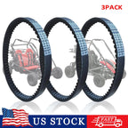 3X Rubber Go Kart Drive Belt 30 Series for Manco 5959, Comet 203589