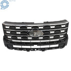 Chrome Front Bumper Grille for Ford Explorer (2016-2017)