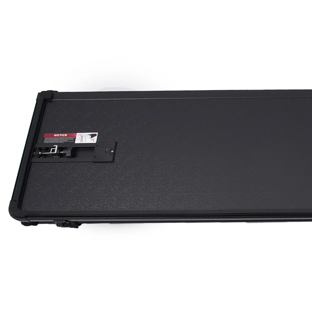 5.5FT Hard 4-Fold Tonneau Cover with Lamp for Ford F150 (2015–2024)