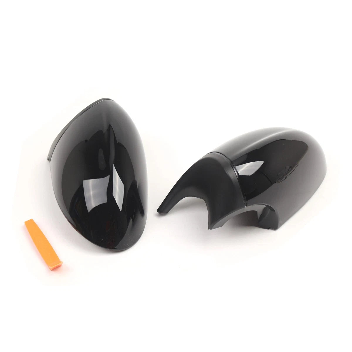 2Pcs Black M-Style Wing Side Mirror Cap Covers for BMW E90 E92 E93 (2007–2013)
