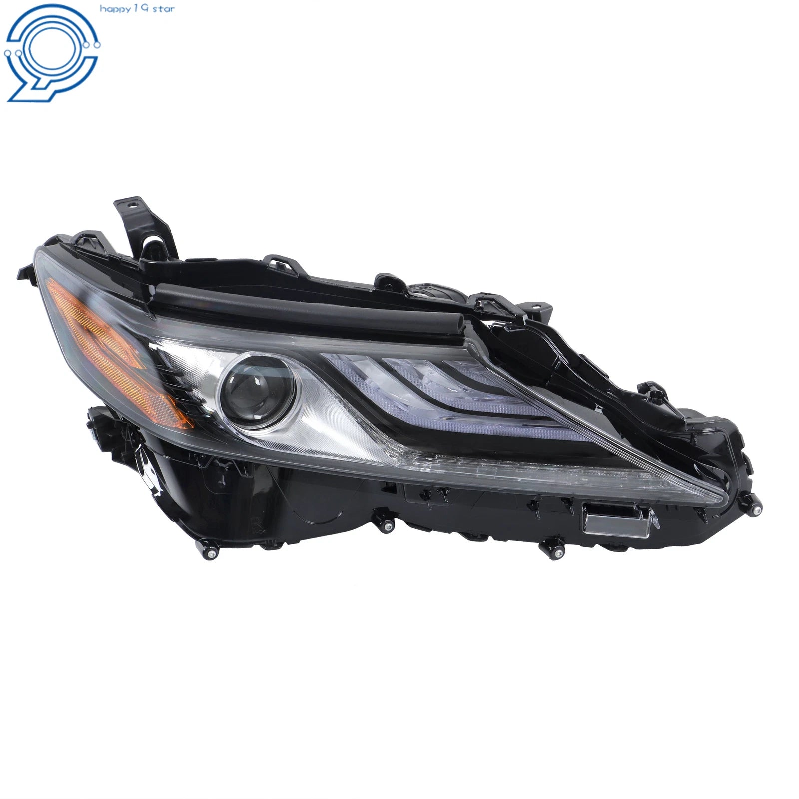 Full LED Headlight for Toyota Camry (2021–2022) Black Passenger RH Side