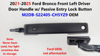 Front Left Door Handle w/ Lock Button for Ford Bronco (2021–2025) M2DB-S22405-CH5YZ9
