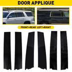 Set of 2 RH LH Door Applique B Pillar Trim for Chevy Tahoe GMC Yukon (2015–2018)