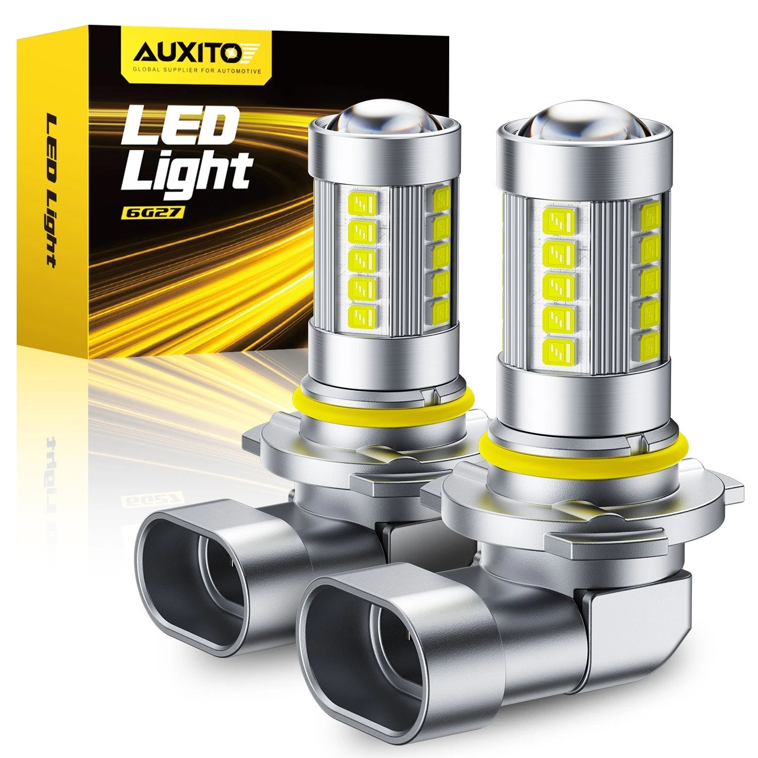 AUXITO H10/9145/9140 LED Bulbs for Fog Daytime Running Lamps (6500K)