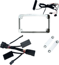 LED Chrome License Plate Frame for Custom Dynamics TF05-23-C
