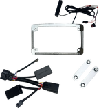 LED Chrome License Plate Frame for Custom Dynamics TF05-23-C