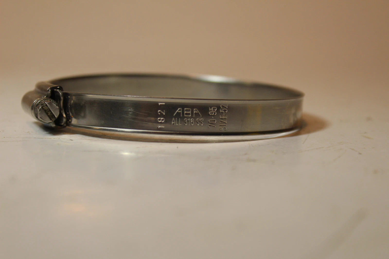Hose Clamp 316 Stainless for Scandvic Marine (Size 52, 2-3/4" to 3-3/4")