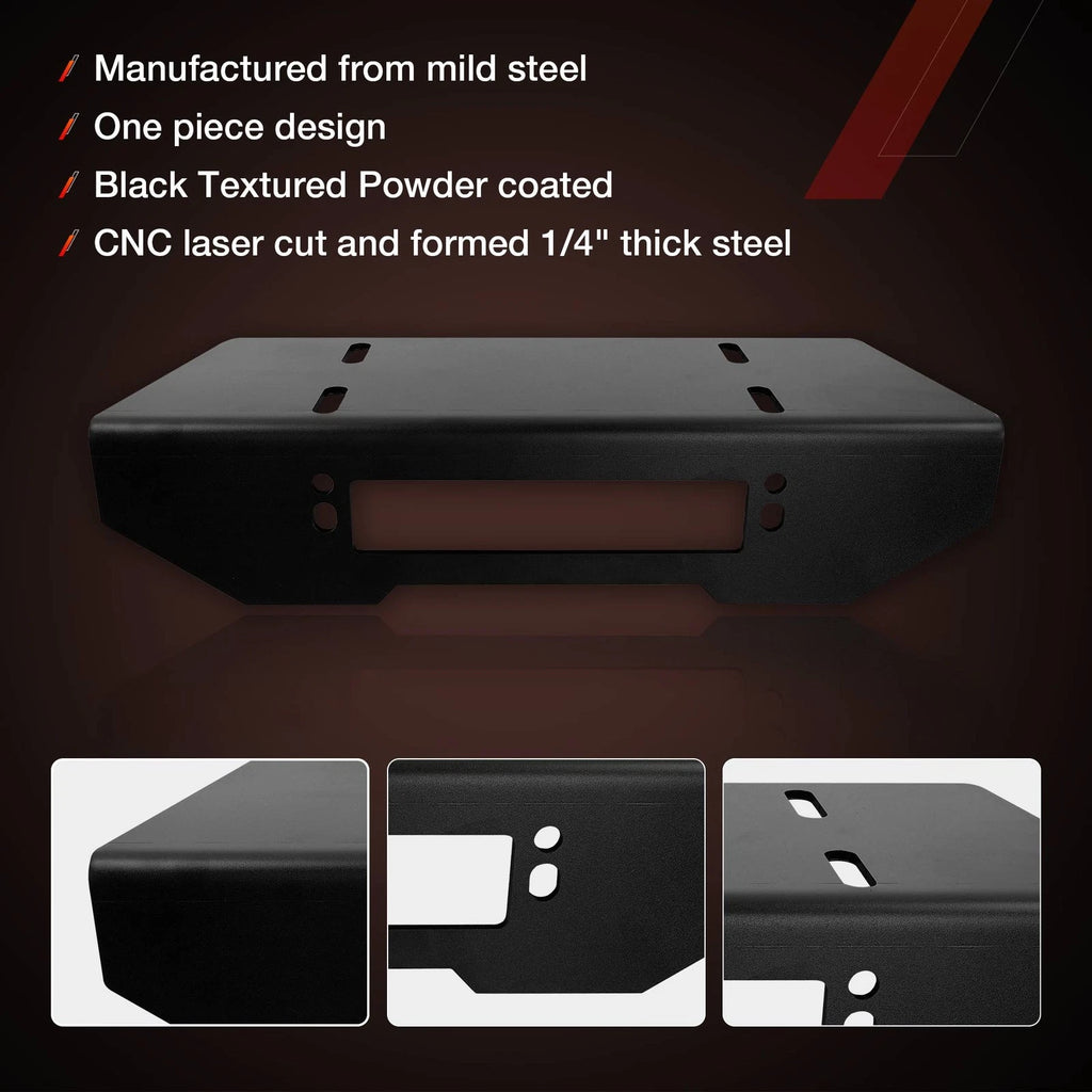 Winch Mounting Plate for Jeep Gladiator JL JT (2019-2023)