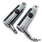 Defiance Chrome Footpegs for Yamaha Road Star Warrior (2002–2009)